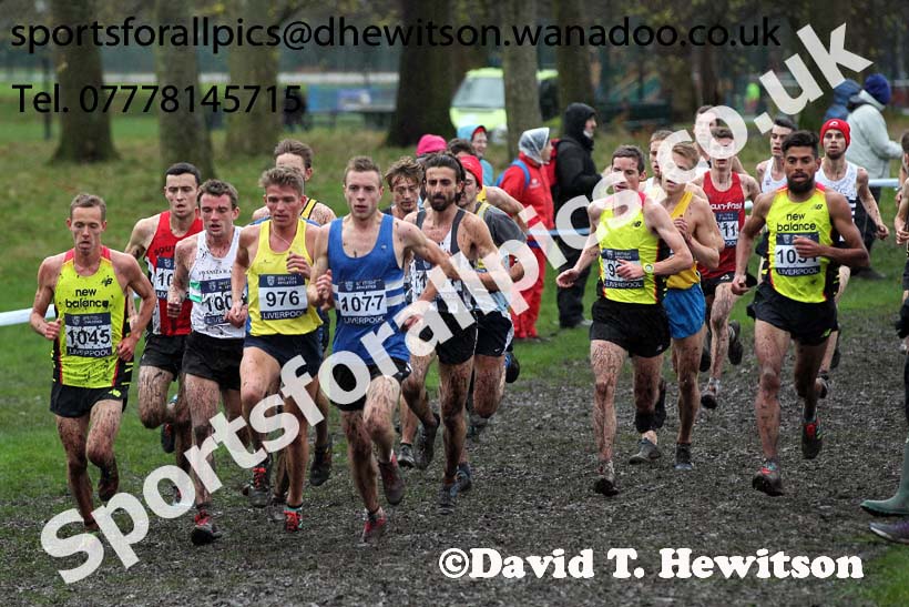 Senior men, British Athletics Liverpool Cross Challenge, Sefton Park, Liverpool. Photo: David T. Hewitson/Sports for All Pics